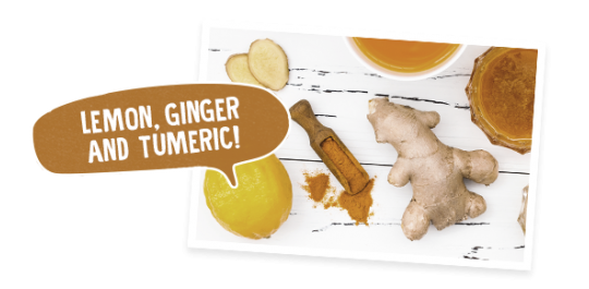 Lemon, Ginger & Turmeric