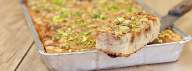 rhubarb and gin cake