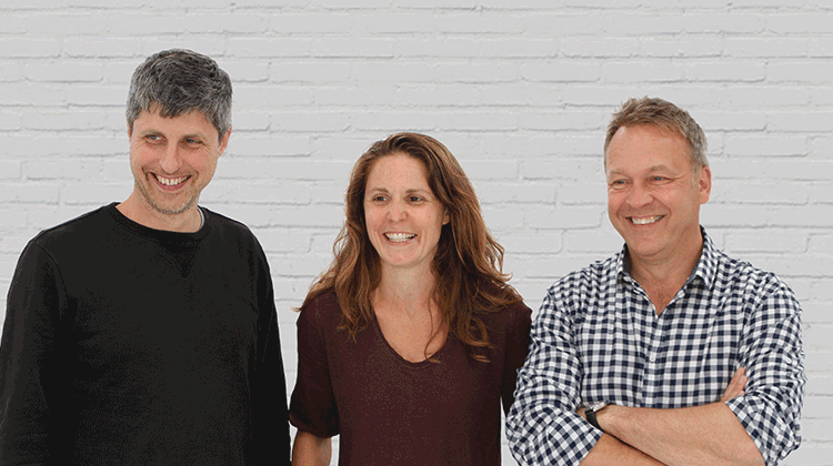 Image of The Cakesmiths Management Team - Tom, Georgina & Mike