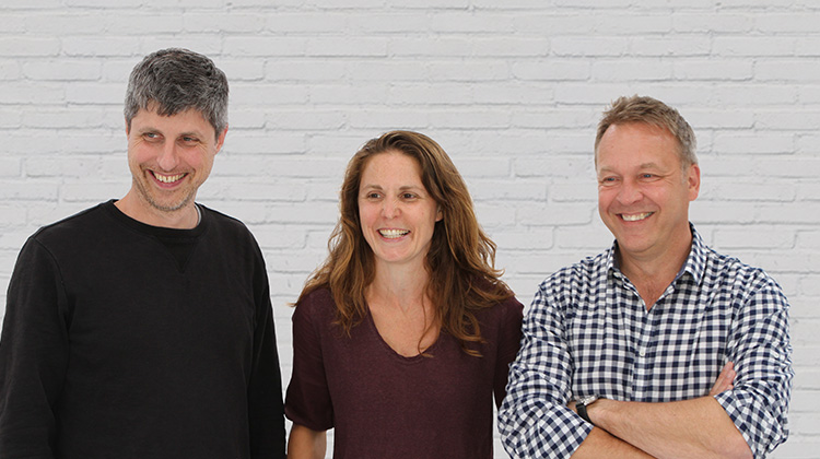 Image of The Cakesmiths Management Team - Tom, Georgina & Mike
